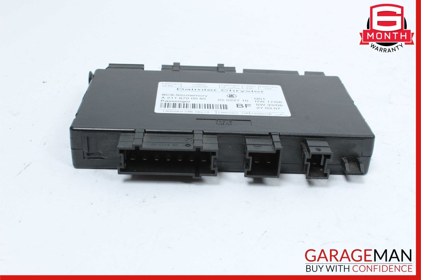 03-12 Mercedes CLS500 SLK280 E350 Front Right Side Seat Control Module Unit