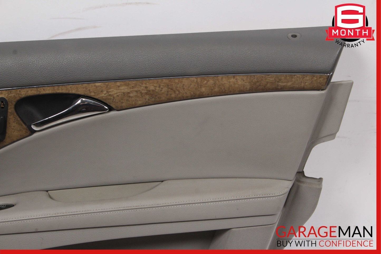07-09 Mercedes W211 E350 Front Right Side Complete Interior Door Panel Grey