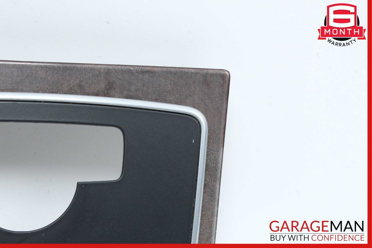 10-13 Mercedes W212 E350 E400 E550 Center Console Switch Trim Cover Bezel Wood