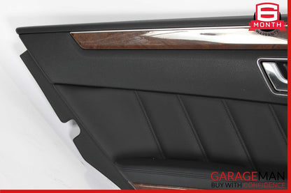 10-13 Mercedes W212 E350 E550 E400 Rear Left Driver Side Interior Door Panel OEM