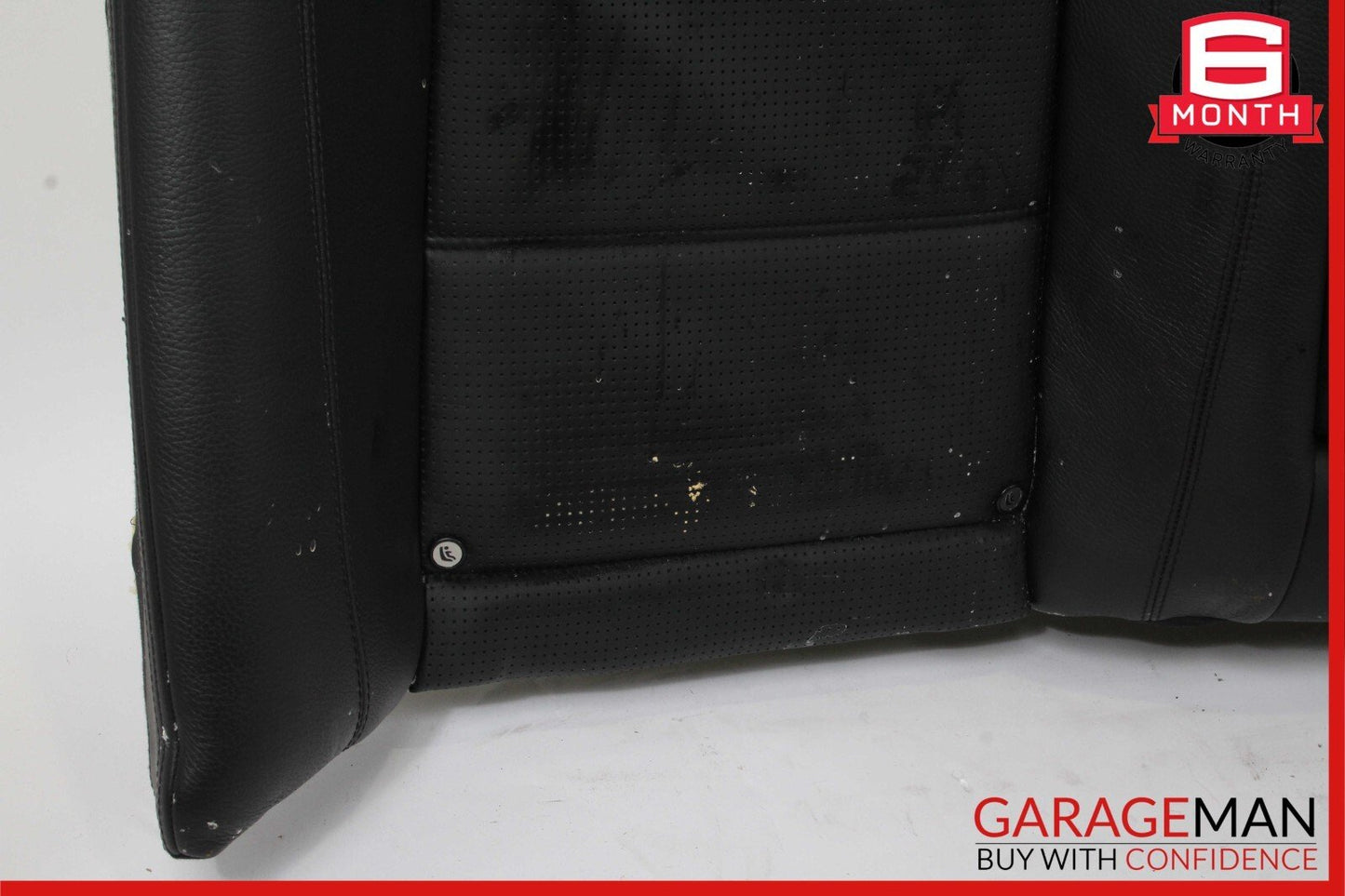 07-13 Mercedes W221 S63 AMG Rear Seat Cushion Top Upper Assembly Black OEM