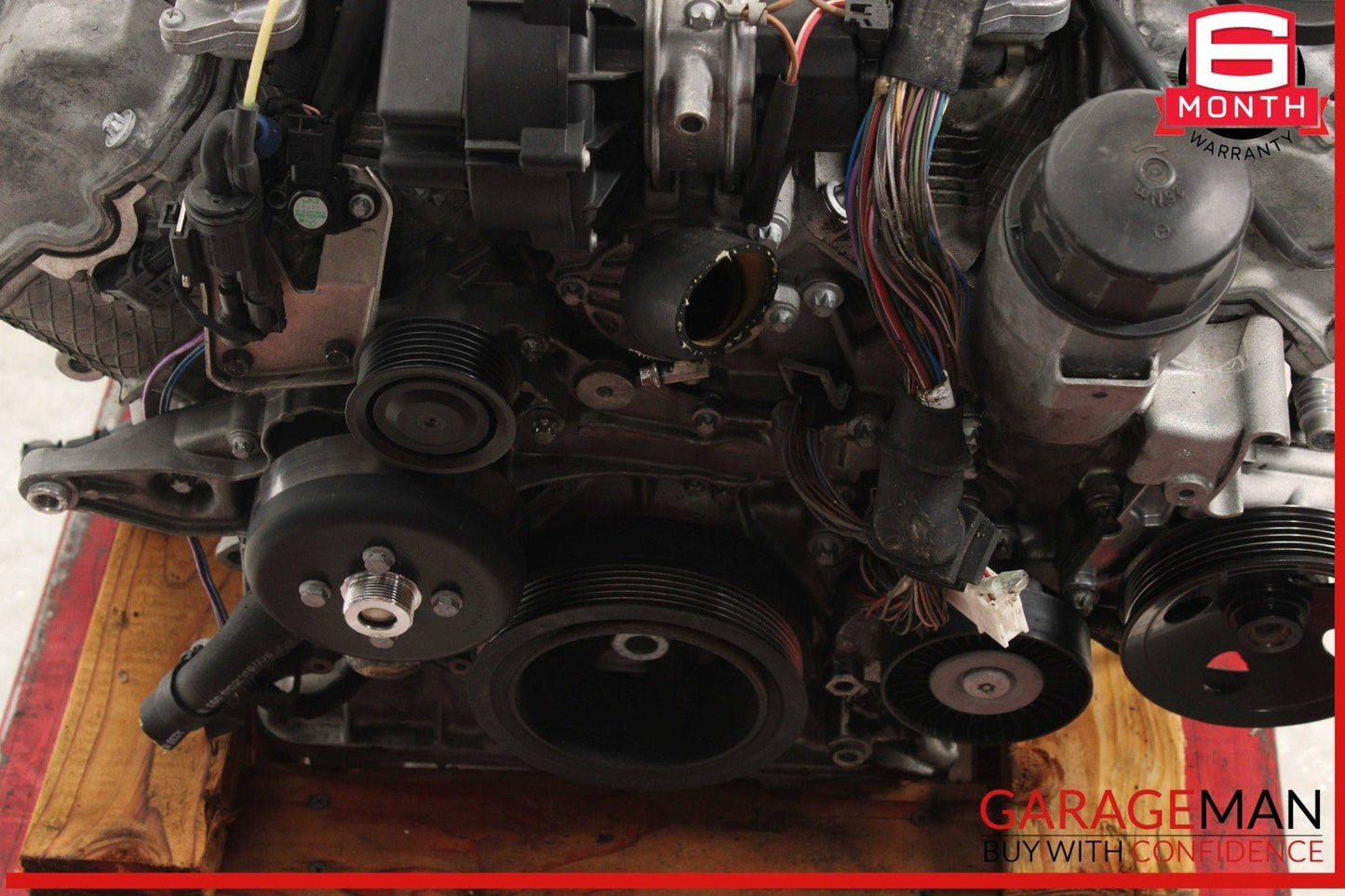 03-06 Mercedes R230 SL500 RWD Engine Motor Block Assembly OEM 197k