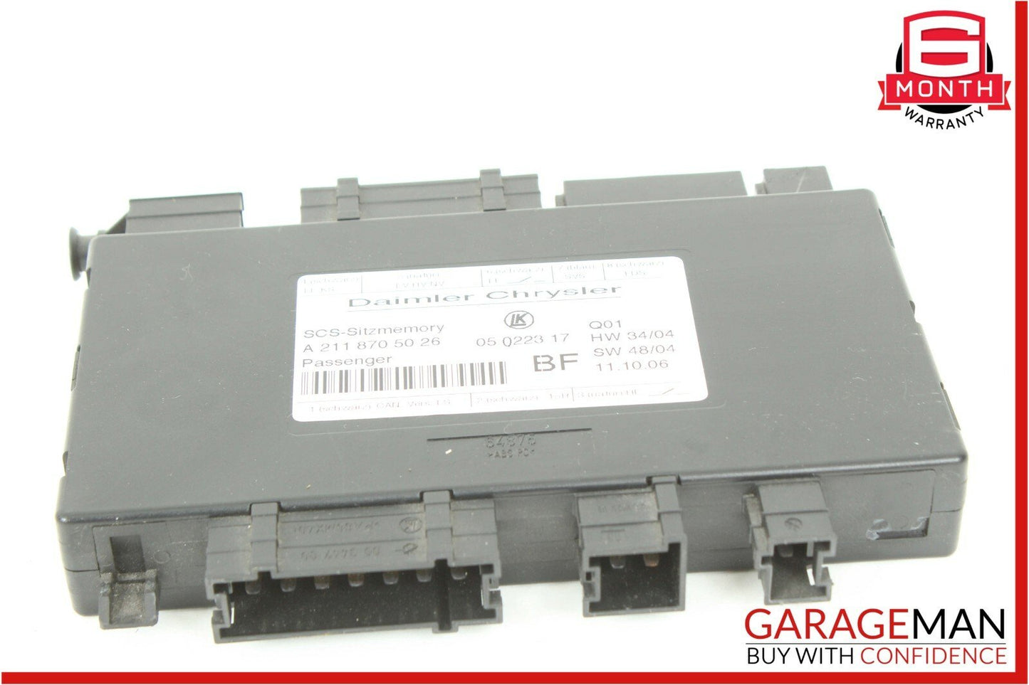 03-11 Mercedes W211  E550 E63 AMG Front Right Under Seat Control Module OEM