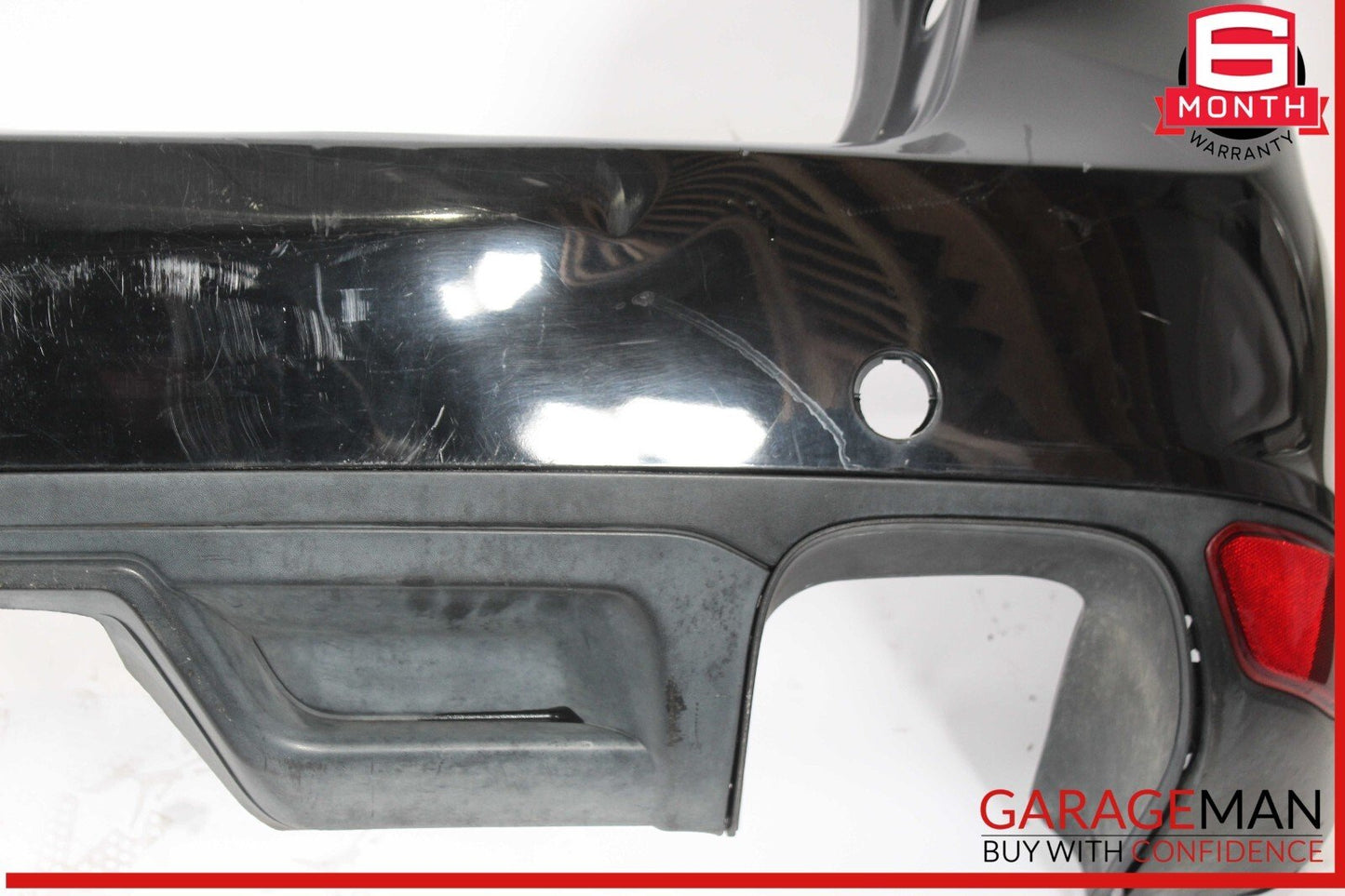 11-14 Porsche Cayenne 958 Rear Bumper Cover Panel Assembly Black OEM