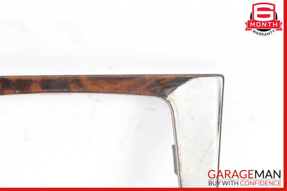 08-15 Mercedes W204 C250 C300 C350 Center Console Shift Shifter Bezel Trim Wood