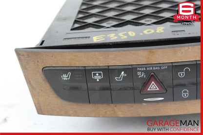 07-09 Mercedes W211 E350 E550 Hazard Control Door Lock Switch Panel OEM