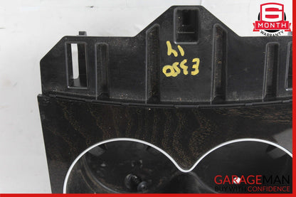 14-17 Mercedes W207 E350 E400 Center Console Cup Holder Compartment Wood OEM