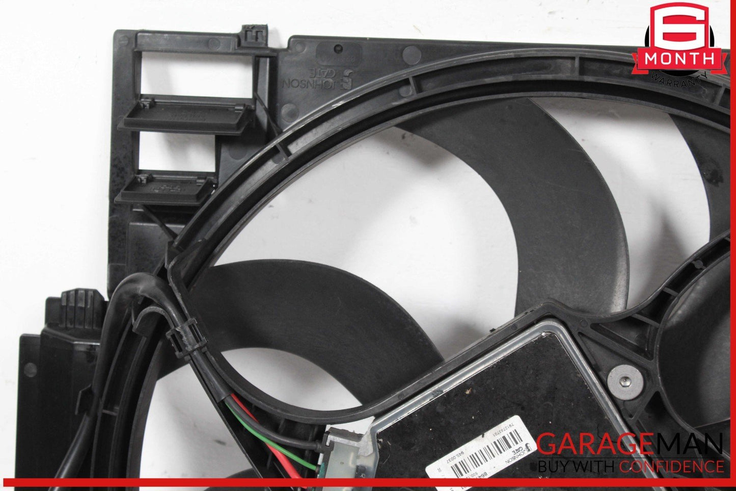 12-16 BMW F10 528i Engine Radiator Cooling Fan Motor Assembly 17418642161 OEM