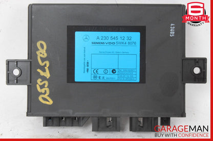 03-06 Mercedes R230 SL500 CL500 Keyless Go Entry Control Module 2305451232 OEM
