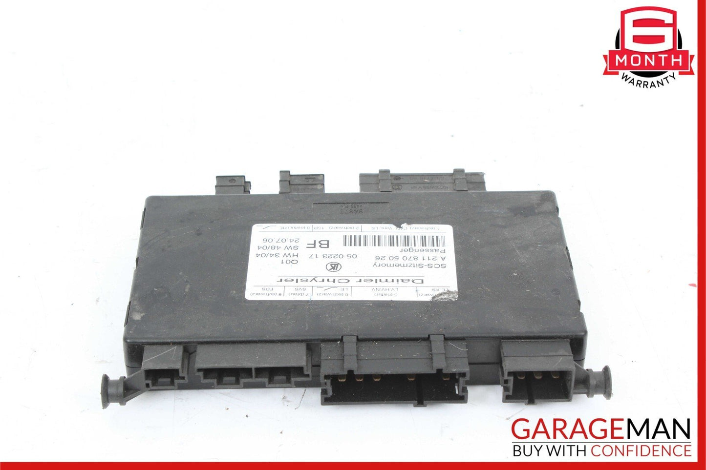 03-12 Mercedes X164 GL450 CLS550 CLS63 AMG Front Right Seat Control Module Unit
