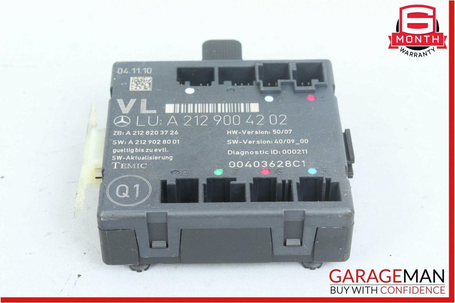10-13 Mercedes W207 E350 E550 E63 AMG Front Left Driver Side Door Control Module