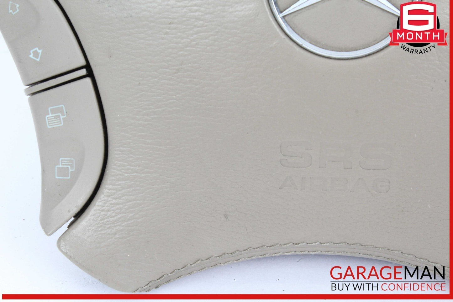 00-06 Mercedes W215 CL500 CL600 Steering Wheel Air Bag Airbag Beige OEM