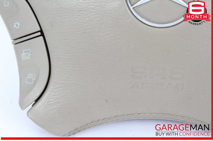 00-06 Mercedes W215 CL500 CL600 Steering Wheel Air Bag Airbag Beige OEM