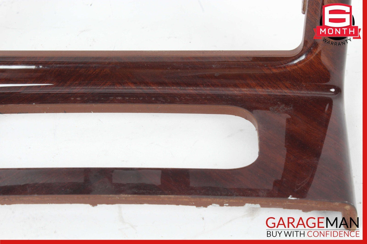 03-13 Maserati Quattroporte M139 Center Console Rear AC Control Trim Bezel Wood