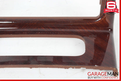 03-13 Maserati Quattroporte M139 Center Console Rear AC Control Trim Bezel Wood