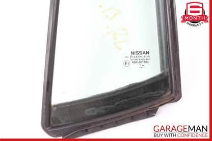 13-17 Nissan Leaf Rear Left Side Quarter Window Glass OEM