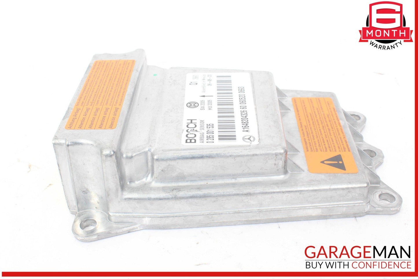 06-10 Mercedes W164 ML350 R350 R500 Airbag Sensor Module Unit 1648204326 OEM