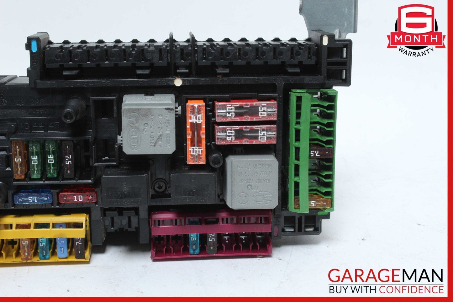 10-11 Mercedes W212 E350 E550 Rear Fuse Relay Box SAM Module Assembly OEM