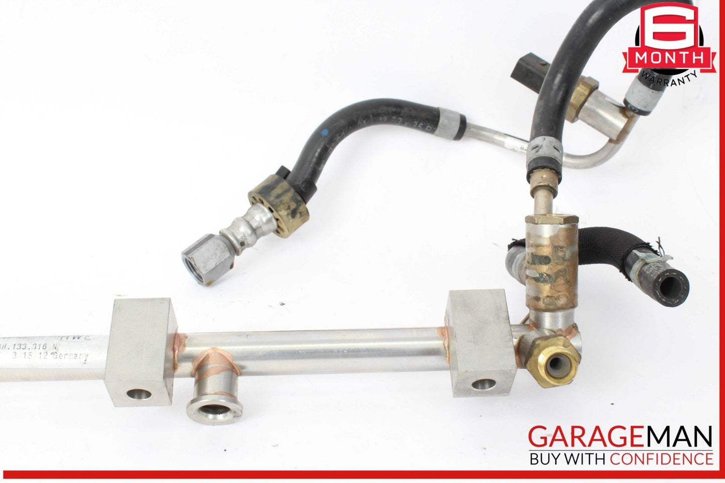 09-16 Audi S4 Upper Fuel Injector Rail 03H133316N OEM