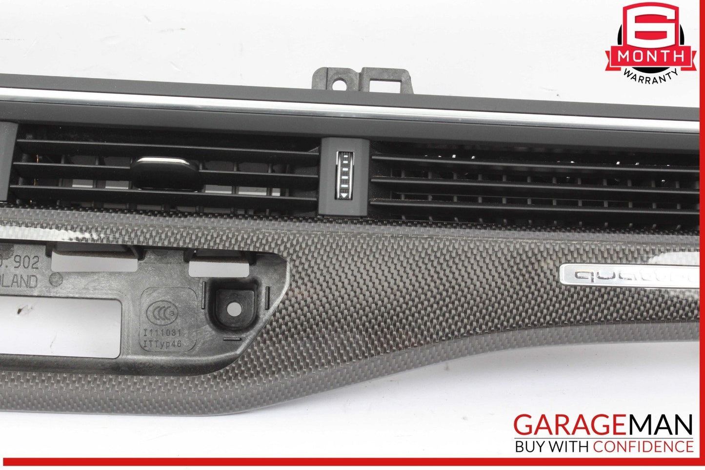 17-24 Audi S5 A4 Dash Dashboard Center AC A/C Air Vent Grille Grill Panel OEM