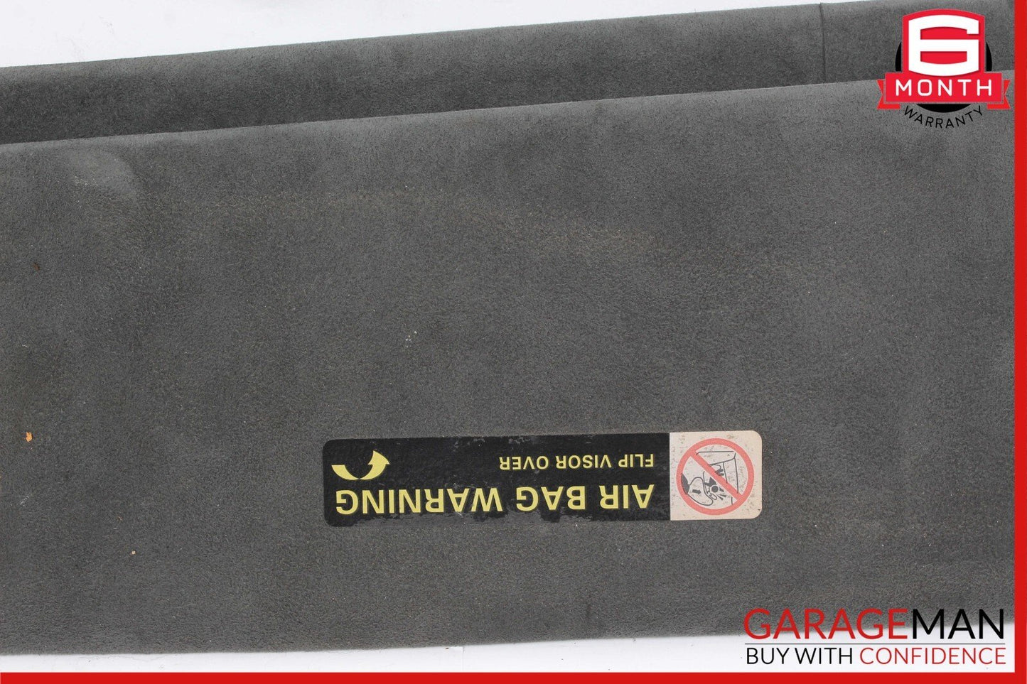 03-10 Porsche Cayenne Turbo Front Right Side Sunvisor Sun Visor Shade Black OEM