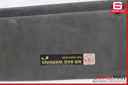 03-10 Porsche Cayenne Turbo Front Right Side Sunvisor Sun Visor Shade Black OEM