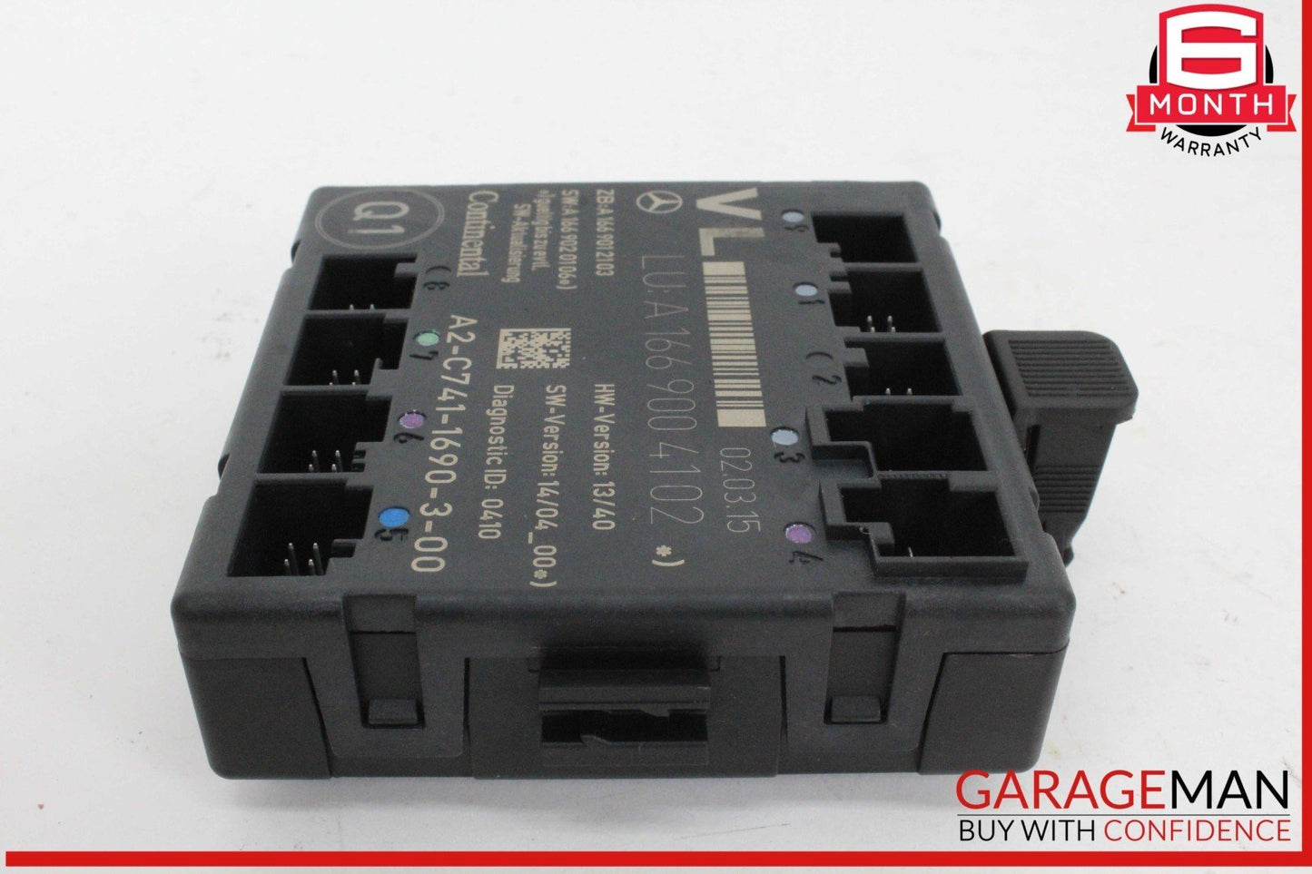 12-20 Mercedes W117 CLA250 Front Left Driver Side Door Control Module Unit OEM