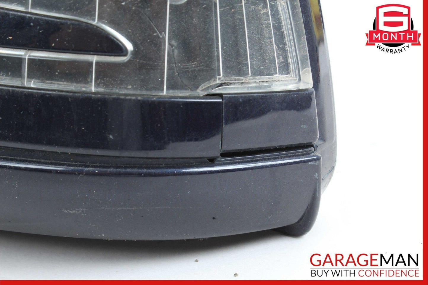 10-13 Mercedes W221 S400 HYBRID Front Left Side Mirror Door Rear View Blue OEM