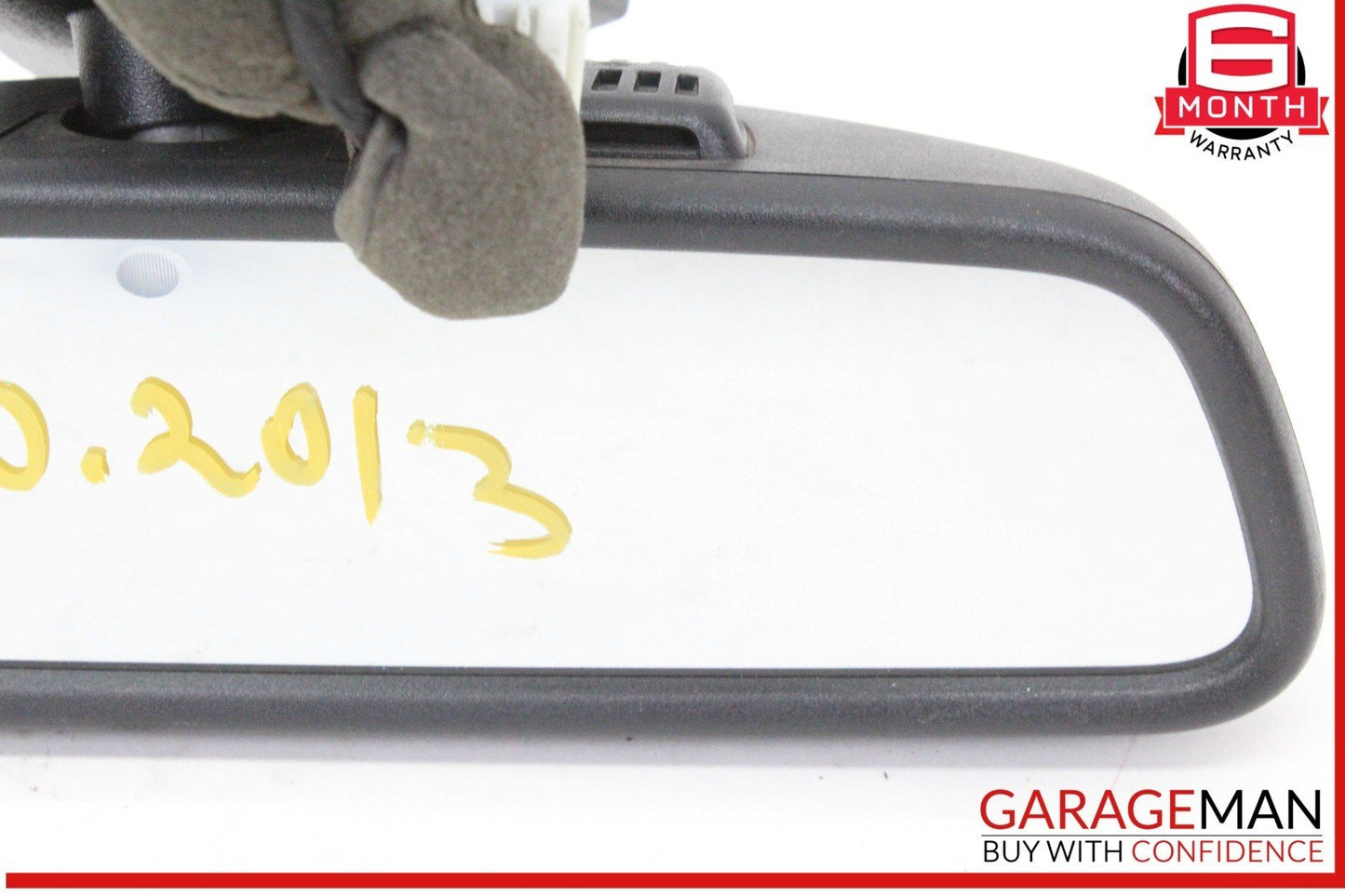12-17 Mercedes W204 C250 CGI E350 Top Upper Interior Rear View Mirror Black OEM