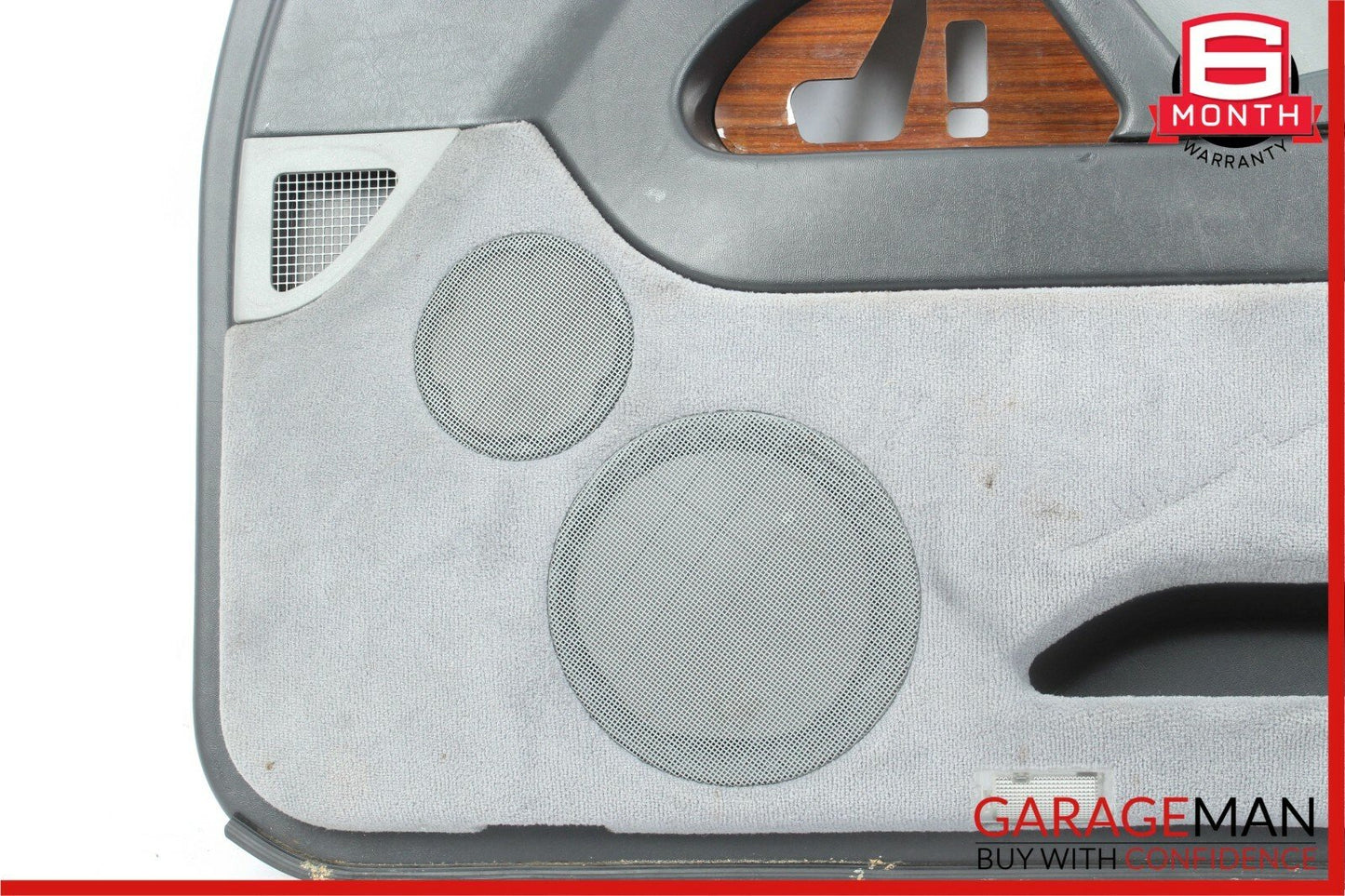 92-99 Mercedes W140 S300 Front Right Side Interior Door Panel Cover Grey OEM
