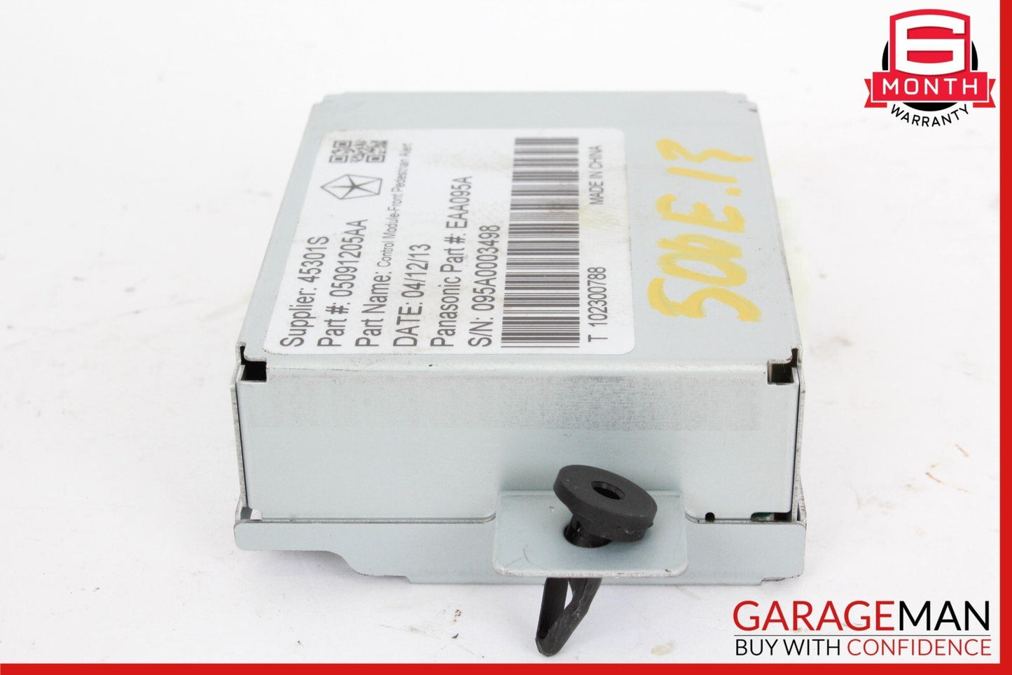 12-19 Fiat 500 Electronic Pedestrian Protection Control Module OEM 05091205AA