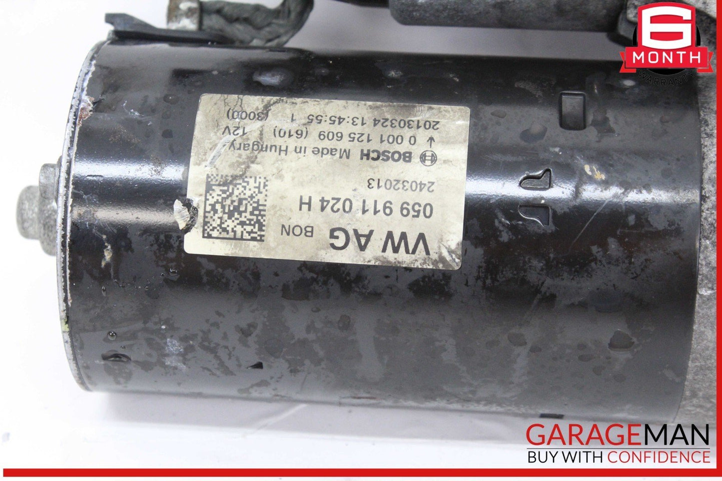13-16 Porsche Cayenne 958 AWD Touareg 3.0L Engine Starter Motor 059911024H OEM