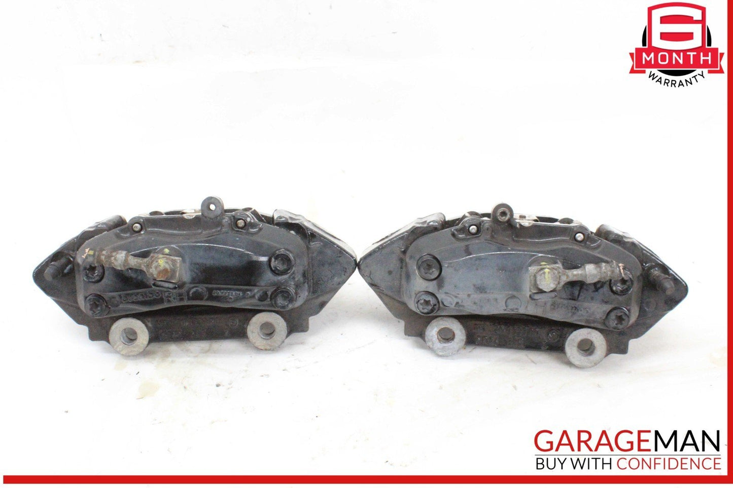 04-17 Maserati Quattroporte Front Left & Right Brake Caliper Calipers Set OEM