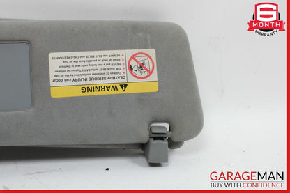03-10 Porsche Cayenne 955 957 Front Right Side Sunvisor Sun Visor Shade Gray OEM