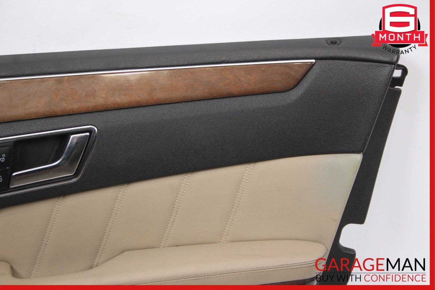 10-13 Mercedes W212 E350 E400 Front Right Side Interior Door Panel Cover Beige