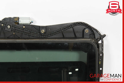03-13 Maserati Quattroporte M139 Sunroof Guide Rail Frame Glass Track w/ Shade