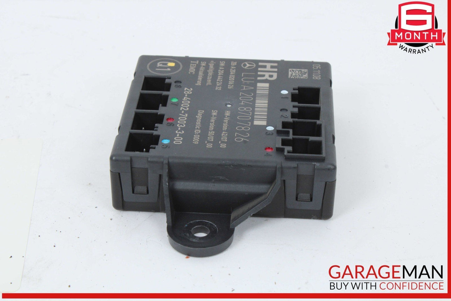 08-18 Mercedes W204 C300 C350 GLK350 Rear Right Side Door Control Module Unit
