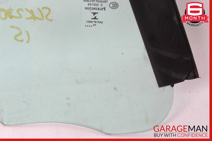 12-20 Mercedes R172 SLK250 SLK350 Rear Left Side Quarter Window Glass OEM