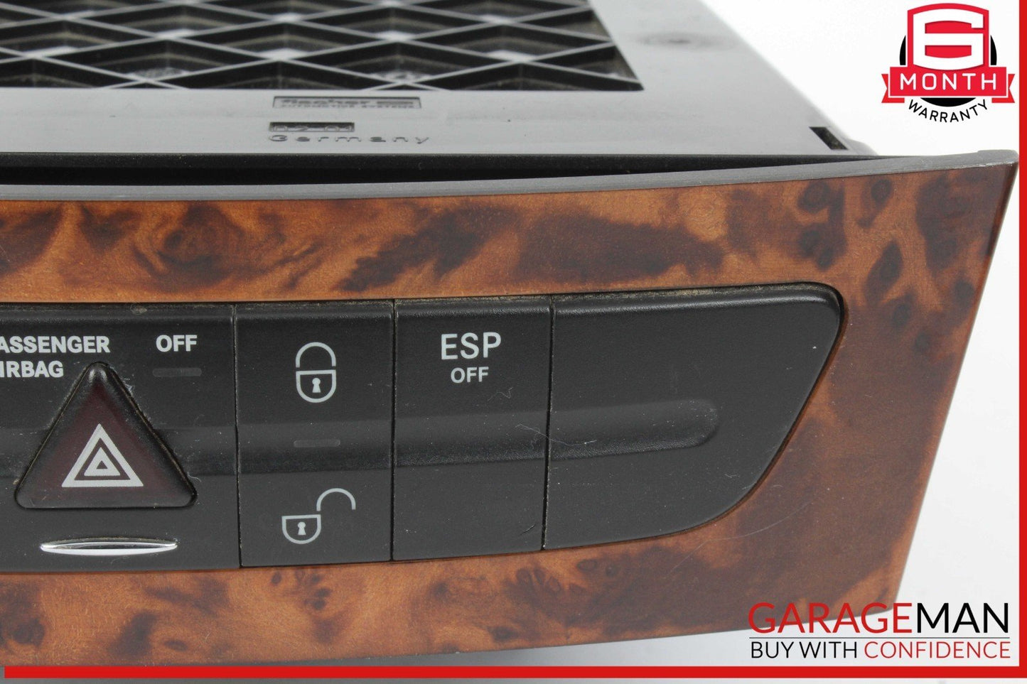 03-09 Mercedes W211 E320 4MATIC Hazard Switch Control Panel 2116800552 OEM