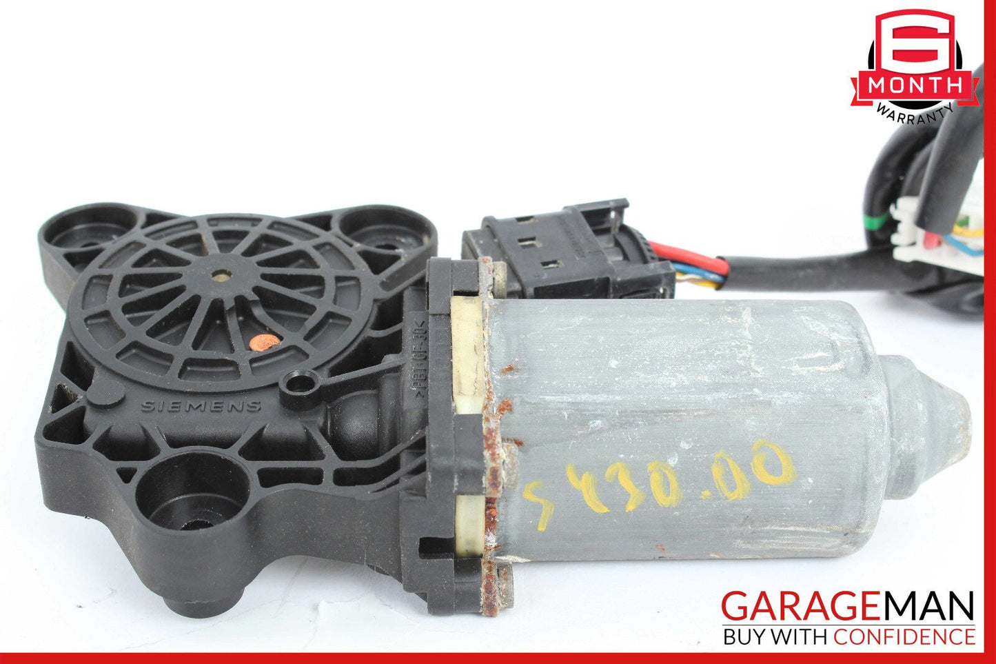 00-06 Mercedes W220 S430 Front Left Driver Side Window Regulator Motor OEM