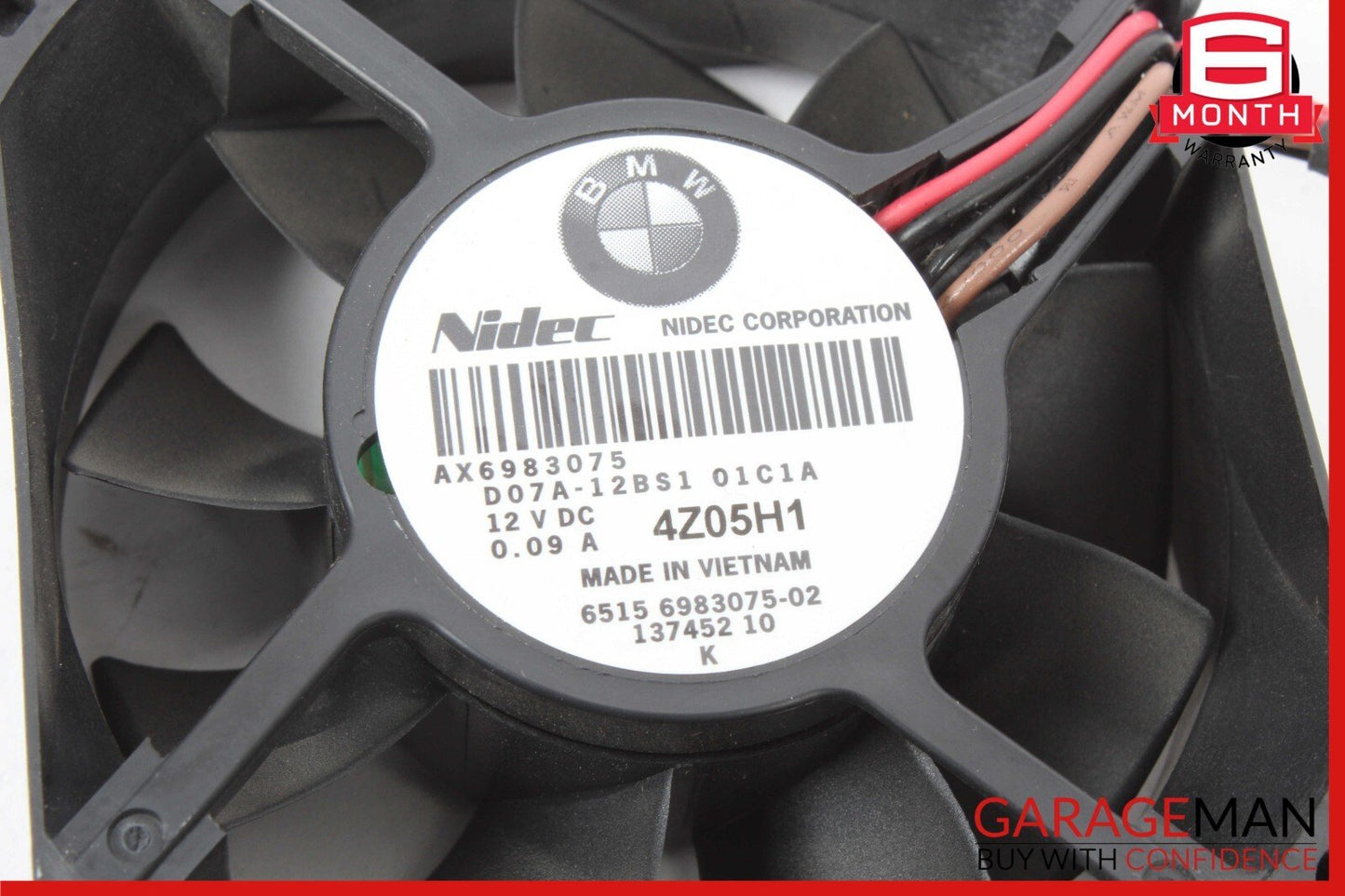 11-21 BMW i3 I01 Hybrid 528i Cooling Fan Audio Amplifier Control Module OEM