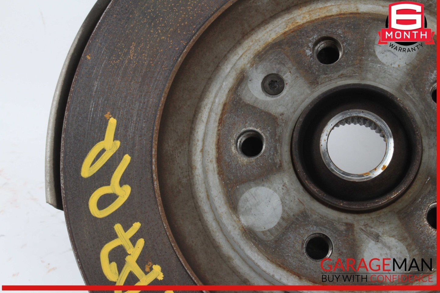 12-18 Audi A7 Rear Right Passenger Side Spindle Knuckle Wheel Hub w/ Rotor Disc