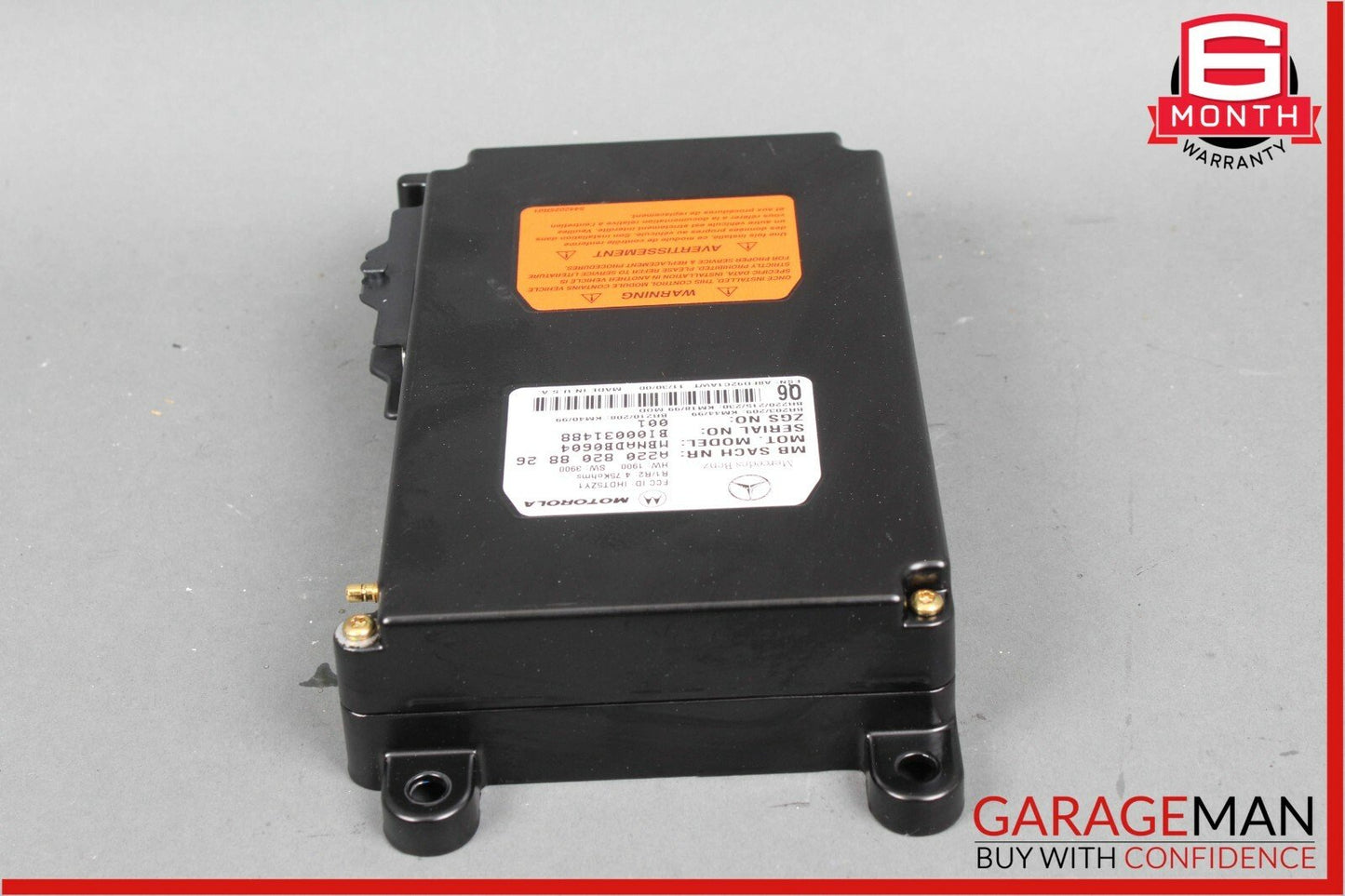 00-06 Mercedes W220 S500 CL500 Phone Navigation Voice Communication Module Q6