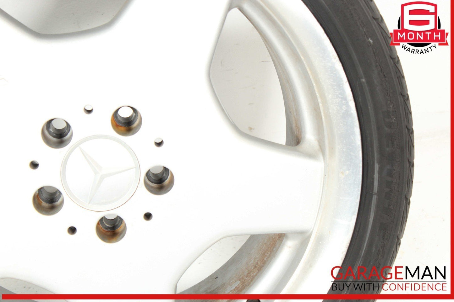 00-06 Mercedes W220 S500 CL55 AMG Rear Wheel Tire Rim 9.5x18H2 ET46 18" OEM