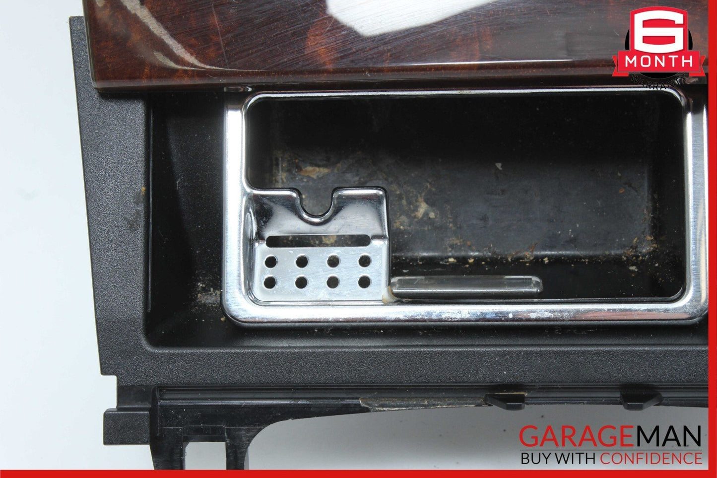 08-17 Mercedes W204 C300 Center Console Ashtray Ash Tray Compartment Wood OEM