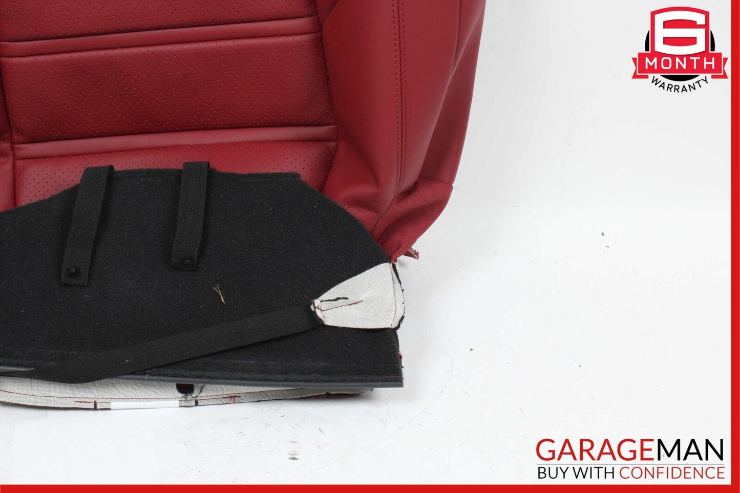 19-22 Porsche Cayenne Rear Right Side Top Upper Seat Cushion Cover Red