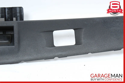 10-13 Mercedes W212 E350 E550 Sedan Trunk Lid Tailgate Handle Trim Black OEM