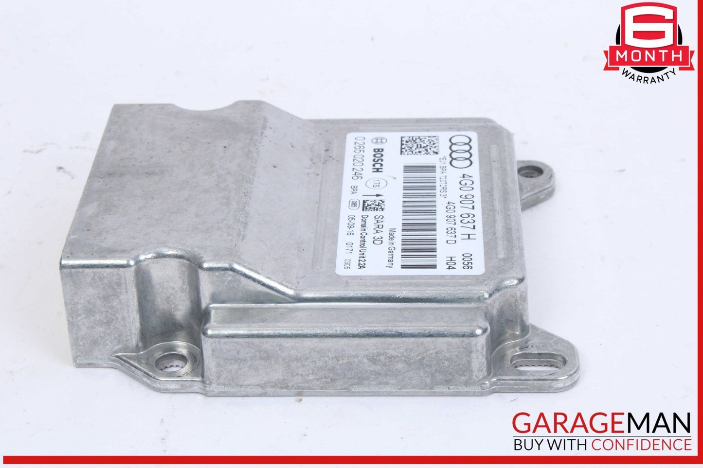 12-18 Audi A7 A6 S6 S7 Yaw Rate Acceleration Control Module Unit 4G0907637H OEM