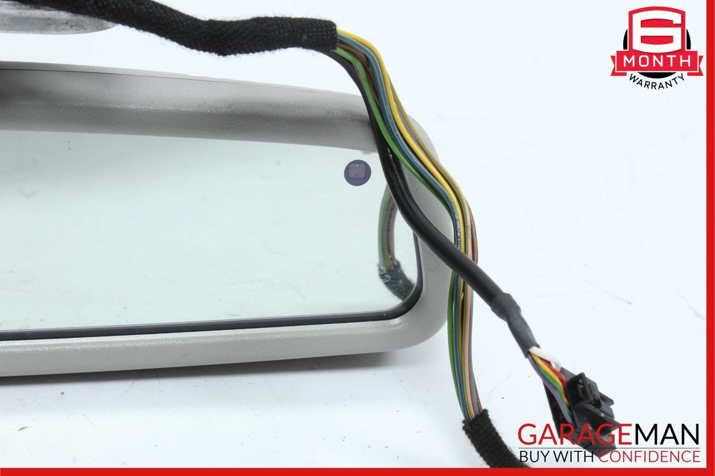 07-09 Mercedes W221 S550 Interior Top Upper Rear View Inside Dim Mirror Gray