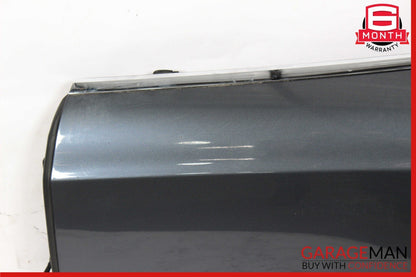 12-20 Tesla Model S Rear Left Driver Side Exterior Door Shell Panel Gray OEM